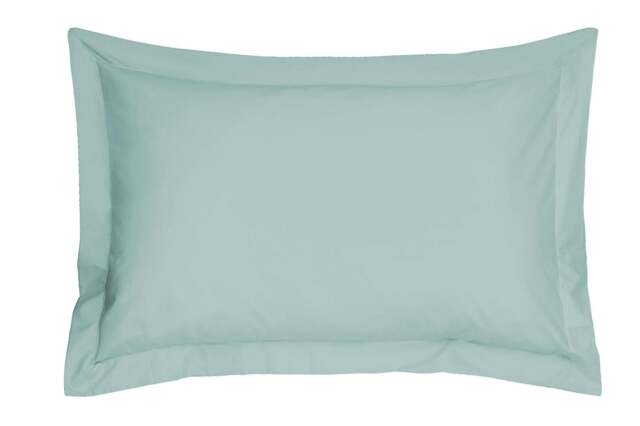 Rackhams 100% Egyptian Cotton T200 Oxford Pillowcase - Duck Egg - Pillowcase (48cm x 74cm)