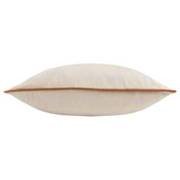 Rackhams Meridian Cushion Cover - Ecru/Ginger - 55 x 55cm - Ecru/Ginger - 100% Polyester - thumbnail 3