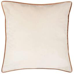 Rackhams Meridian Cushion Cover - Ecru/Ginger - 55 x 55cm - Ecru/Ginger - 100% Polyester