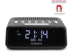 Rackhams ORTUSDAB FM/DAB/DAB+ Bluetooth Digital Clock Radio - Free Gift RRP £15 - Black - thumbnail 1