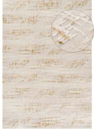 Rackhams Carmel Cream-Gold Abstract Rug - 6030 - 80X300 cm - thumbnail 2