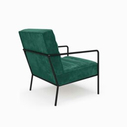 Rackhams Bookham Accent Chair in Velvet Green - thumbnail 3