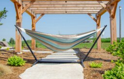 Rackhams 's Combo - Sunbrella Gateway Mist Hammock with Stand (8ft) - thumbnail 2