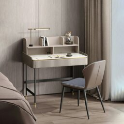 Rackhams Mateo Office Desk With Drawers, With Shelves - 100 x 60cm - thumbnail 1