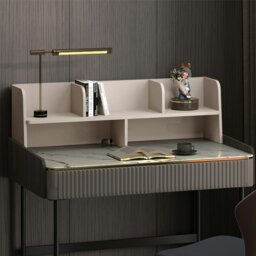 Rackhams Mateo Office Desk With Drawers, With Shelves - 100 x 60cm - thumbnail 5