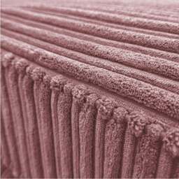 Rackhams Bishop U-Shaped Jumbo Cord Sofa - Scatter Back - Pink