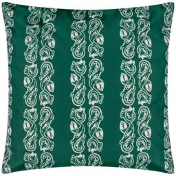 Rackhams Kalindi Stripe Outdoor Cushion Cover - Teal - 55cm x 55cm - Teal - 100% Polyester