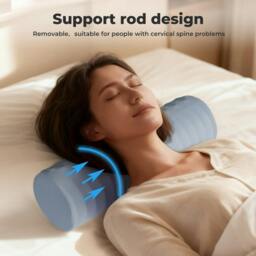Rackhams Ergonomic Memory Foam Neck Pillow Support Bar for Cervical Pain Relief - thumbnail 6