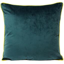 Rackhams Meridian Cushion Cover - Teal/Yellow - 55x55cm - Teal/Yellow - 100% Polyester