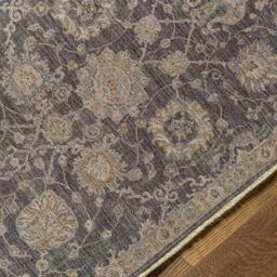 Rackhams Avant Garde-Vintage Beige Blue Brown Traditional Boho Fringe Rug - 152 x 225 cm - thumbnail 3
