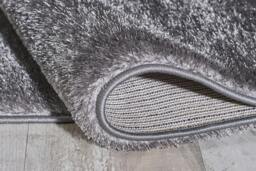 Rackhams Polyester Shaggy Rug - Silver/Grey - 120cm x 170cm (4ft x 5.5ft) - thumbnail 4
