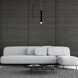 Rackhams Carbon Black LED Pendant Lamp 1X5W Eye Catching Contemporary Cylindrical Lights With Built In Low Consumption Light Source - thumbnail 4