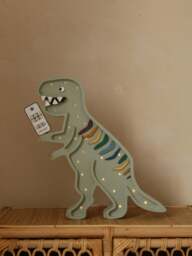 Rackhams Dino T.Rex Lamp in Grey (38.5×26.5x5.5 cm) - Grey - One size - thumbnail 3