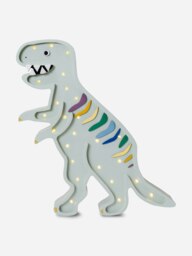 Rackhams Dino T.Rex Lamp in Grey (38.5×26.5x5.5 cm) - Grey - One size