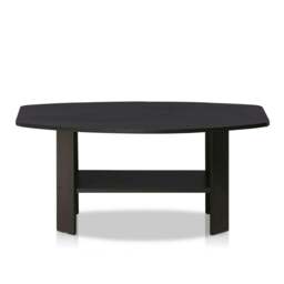 Rackhams Simple Design Coffee Table, Dark Walnut Modern Easy-Assembly Design For Living Room (Walnut) - thumbnail 6