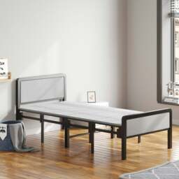 Rackhams Grey Portable Folding Guest Bed - thumbnail 3