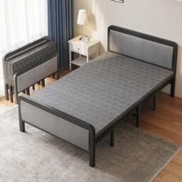 Rackhams Grey Portable Folding Guest Bed - thumbnail 5
