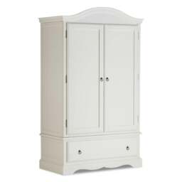 Rackhams Romance Double Wardrobe With Drawer. French 2 Door Wardrobe - Oatmeal (Cream tone) - thumbnail 4