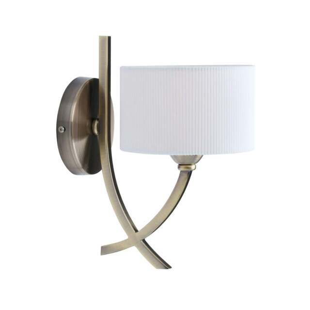 Rackhams Justina Antique Brass Wall Light - image 1