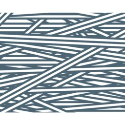 Rackhams Striped Criss Cross Pattern Wall Mural - Blue - Medium - W300cm x H240cm - thumbnail 2