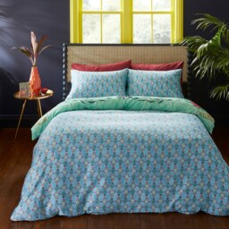 Rackhams Paradise Parrot 200 Thread Count Sateen Duvet Cover Set - King - thumbnail 2