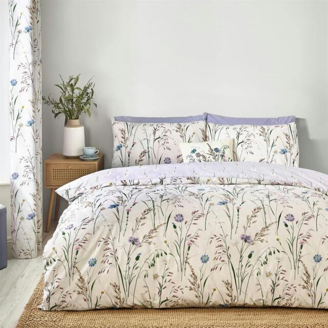 Rackhams Grasmere Duvet Cover Set - Lilac - Double - image 1
