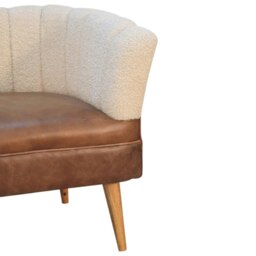 Rackhams Boucle Cream Buffalo Armchair - thumbnail 6
