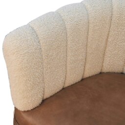 Rackhams Boucle Cream Buffalo Armchair - thumbnail 5