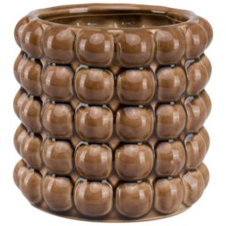 Rackhams Seville Collection Bubble Vase - Caramel - 20cm x 20cm x 20cm - Caramel - 100% Mixed - thumbnail 2