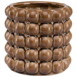 Rackhams Seville Collection Bubble Vase - Caramel - 20cm x 20cm x 20cm - Caramel - 100% Mixed - thumbnail 1