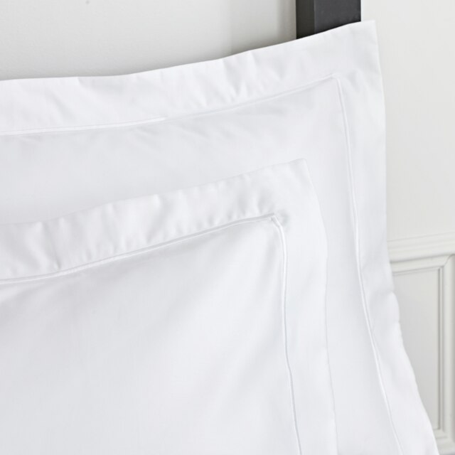 Rackhams Luxury 800 Thread Count Cotton Sateen Oxford Pillowcase - Oxford - White - image 1