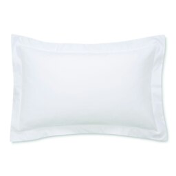 Rackhams Luxury 800 Thread Count Cotton Sateen Oxford Pillowcase - Oxford - White - thumbnail 2