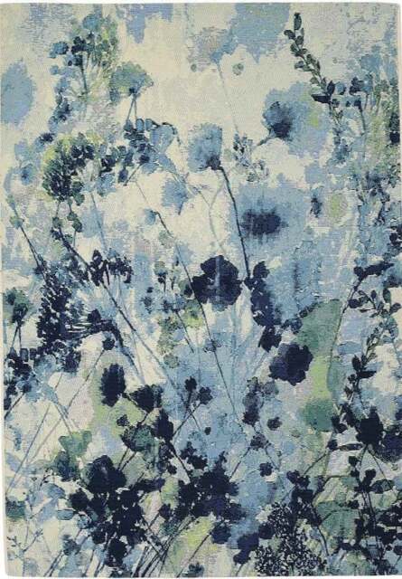 Rackhams Tropicana Watercolour Blue Rug – Indoor & Outdoor - 120X170 cm - image 1