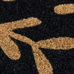 Rackhams Eco-Friendly Latex Backed Coir Entrance Doormat, 40x60cm - Sycamore - 1 - Black - thumbnail 4