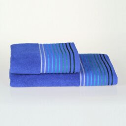 Rackhams Cotton Towel Set - 450 GSM - Hand & Bath Towels - Ultra Soft & Absorbent - Royal - Cotton - 1 - Royal - thumbnail 1