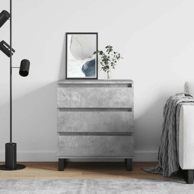 Rackhams Sideboard Concrete Grey 60x35x70 cm Engineered Wood - image 1