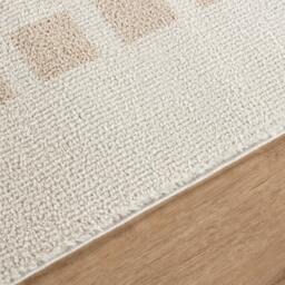 Rackhams Fossay Shag-Washable Beige Modern High Pile Rug - 140 x 200 cm - thumbnail 3