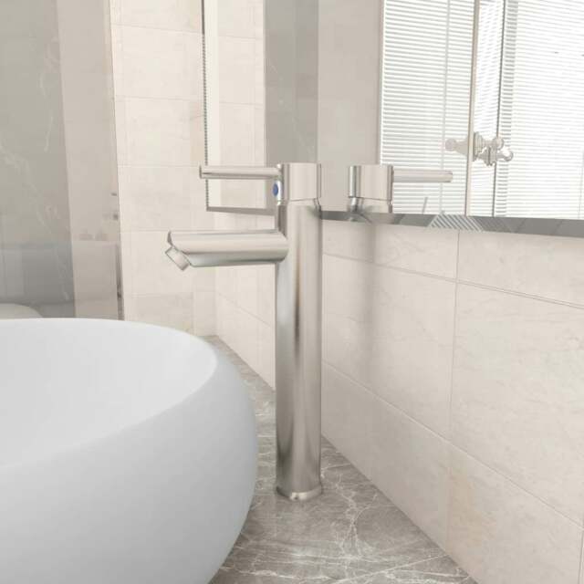 Rackhams Bathroom Mixer Tap Silver 12x30 cm
