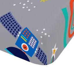 Rackhams Lost In Space Fitted Sheet - Junior - thumbnail 3