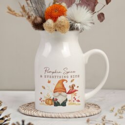 Rackhams Personalised Autumn Gonk Flower Jug Vase - thumbnail 5