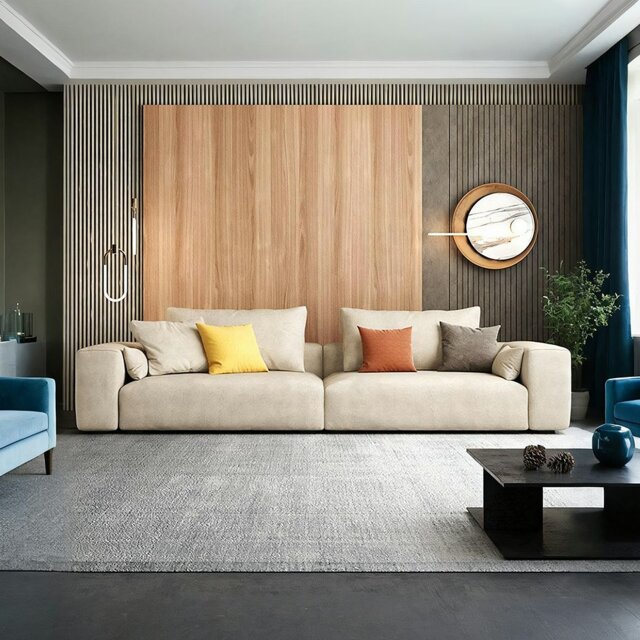 Rackhams R87 Calvin Two Seater, Three Seater,  Four Seater Sofa, Leathaire - Three Seater 280cm - Others ( Contact Us ) - image 1