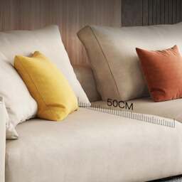 Rackhams R87 Calvin Two Seater, Three Seater,  Four Seater Sofa, Leathaire - Three Seater 280cm - Others ( Contact Us ) - thumbnail 5