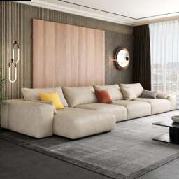 Rackhams R87 Calvin Two Seater, Three Seater,  Four Seater Sofa, Leathaire - Three Seater 280cm - Others ( Contact Us ) - thumbnail 3