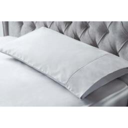 Rackhams Bamboo Bolster Pillowcase - Platinum - 91cm x 51cm - Platinum - 70% Bamboo/30% Cotton - thumbnail 1
