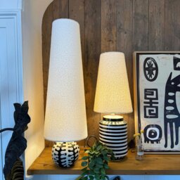 Rackhams Buttermilk Boucle Oversized Cone Lampshades - King - thumbnail 2