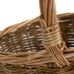 Rackhams Unlined Country Oval Wicker Shopping Basket - Small - thumbnail 4