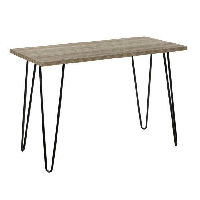 Rackhams Owen Retro Office Writing Desk in Rustic Oak - image 1