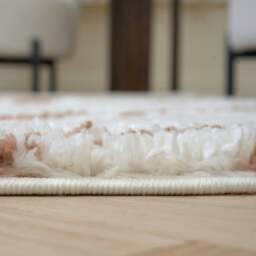 Rackhams Moodi Shaggy Cream/Terra Savara Rug - 80X300 cm - thumbnail 6