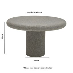 Rackhams Udaipur Round Low Coffee Table - thumbnail 5
