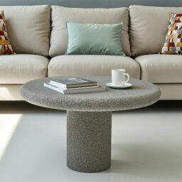 Rackhams Udaipur Round Low Coffee Table - thumbnail 1